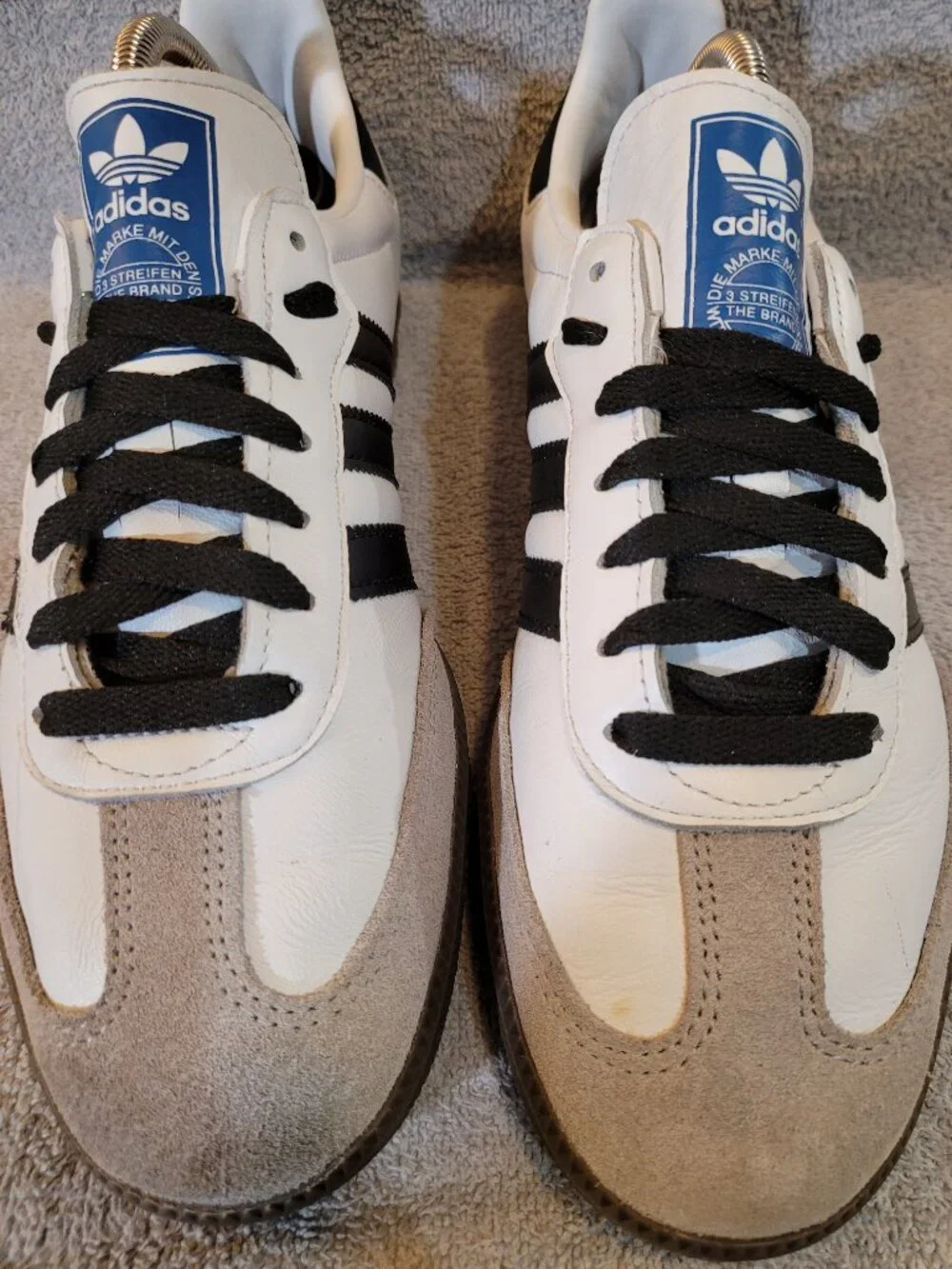 Adidas Samba OG Women's Size 9.5 White Black Brown Gum Sneakers IG9030 (#1019)